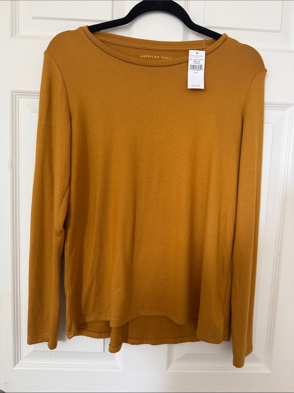 American Eagle Outfitters buttery soft Long Sleeve Top - Mustard Gold
